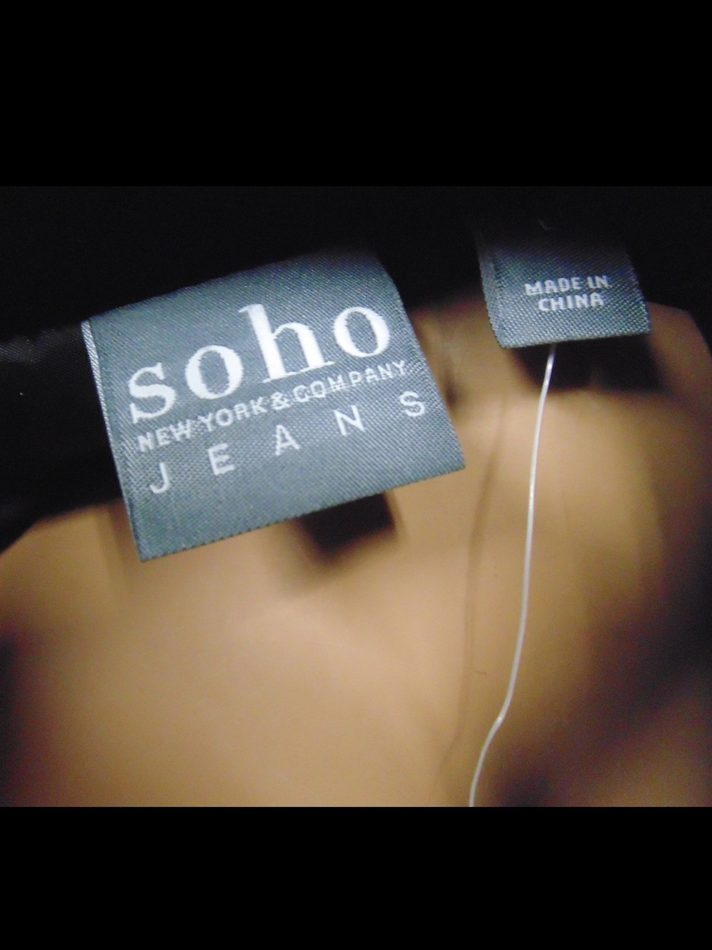 Soho Jeans NY&C Black Velvet jacket with Silver Braid L NWT - Picture 3 of 3